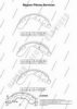 NPS H350A07 Brake Shoe Set